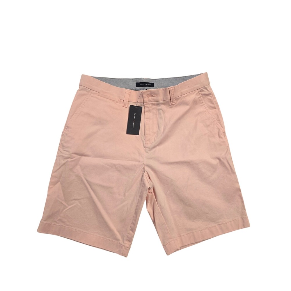 Tommy Hilfiger Mens Chino Shorts Pink Size 32 C8878C8526 673 New NWT